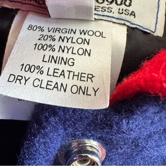 Holloway Blue and White Varsity Jacket - Picture 7 of 9